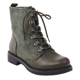 Sergio Leone Scarpe da lavoro mimetiche verdi verde multicolore