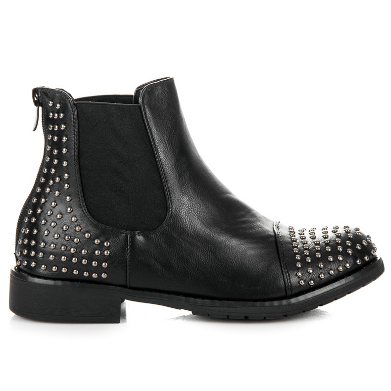 Flyfor Stivaletti Chelsea con jet nero