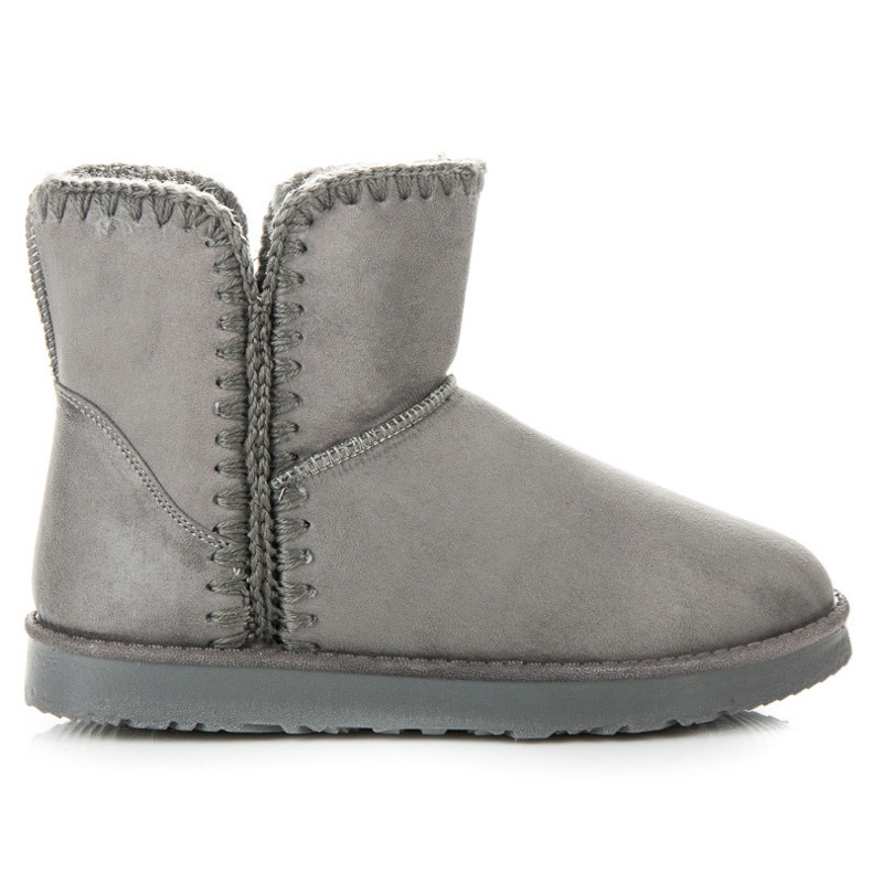 Doposci Kylie in camoscio grigio