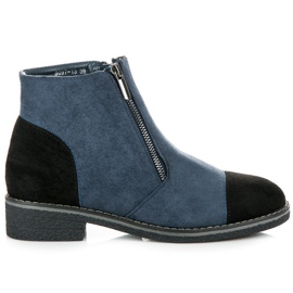 Vices Stivaletti in camoscio per l'autunno blu