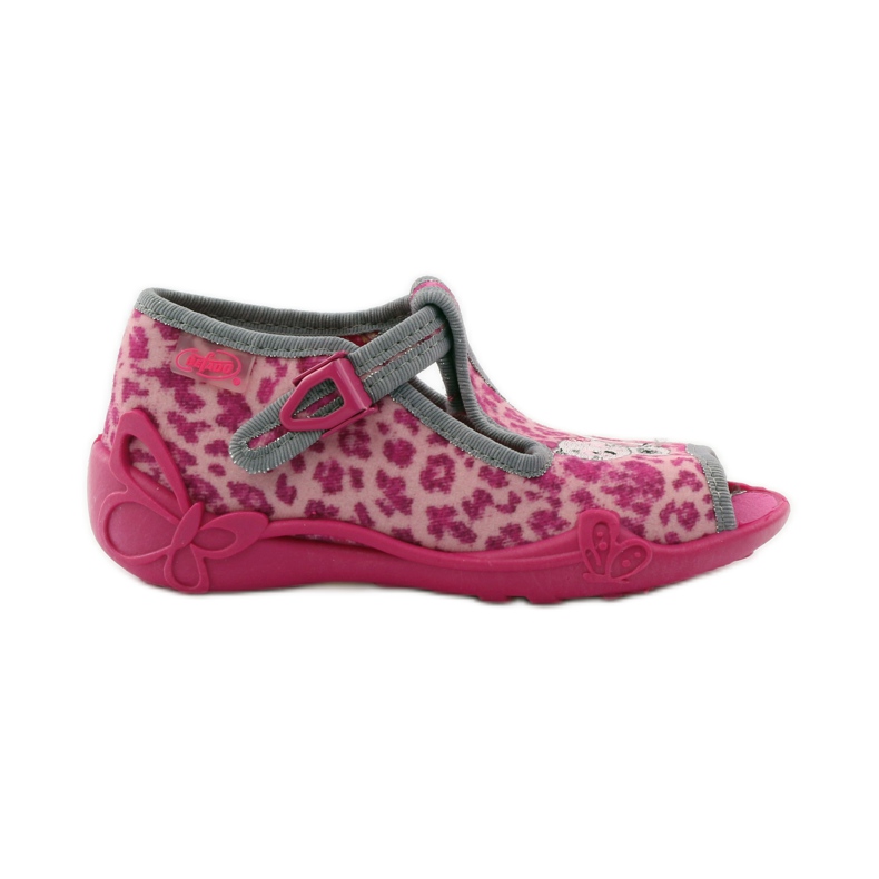 Pantofole pantera Befado 213P100 rosa gattino