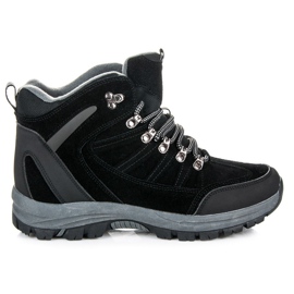 Trekking isolato nero