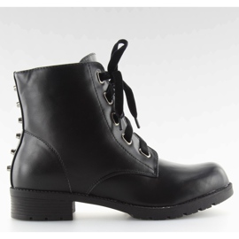 Stivali neri con borchie nero rt-0029 nero