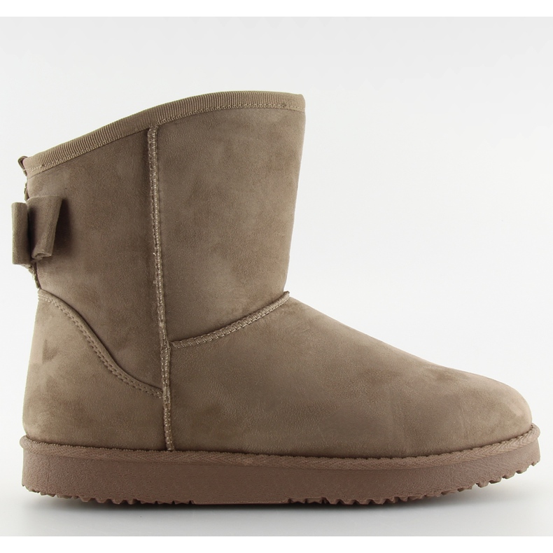 Stivali da neve Emusy con fiocco kaki beige