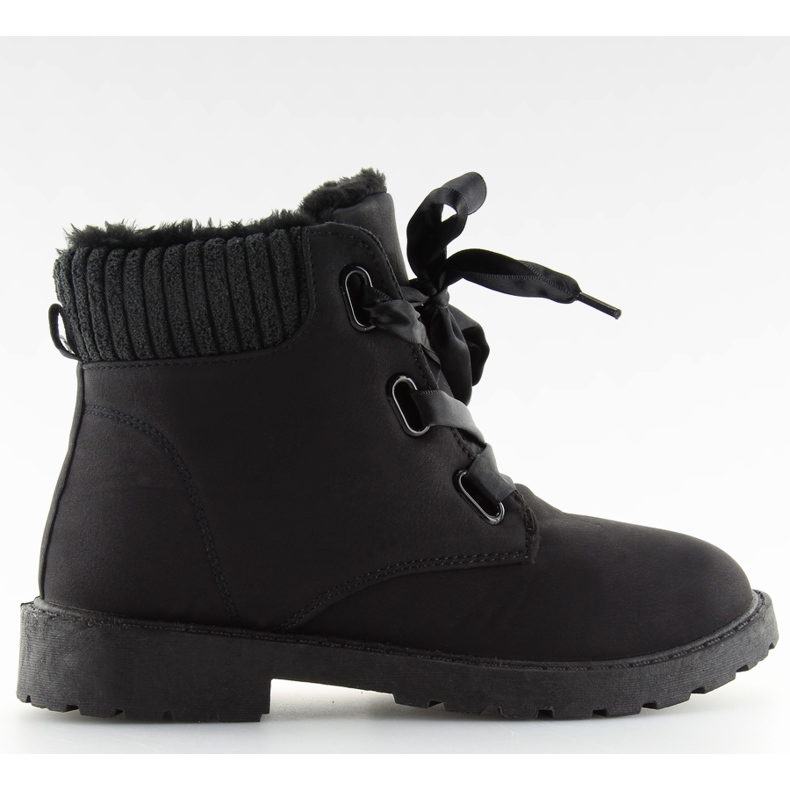 Stivali neri isolati 33PT01 negro nero