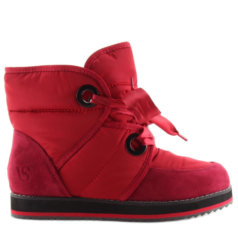 Doposci con lacci rossi 9079 rosso