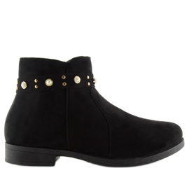 Stivali Chelsea Neri Con Perle X-19 Neri nero