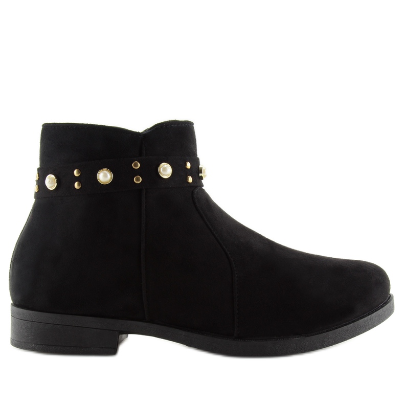 Stivali Chelsea Neri Con Perle X-19 Neri nero
