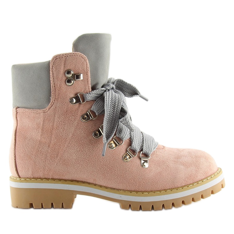 Stivali in legno da donna rosa 9092 rosa