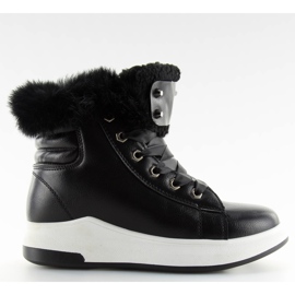 Scarpe sportive coibentate nere KB-039 nere nero