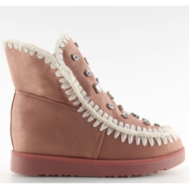 Scarpe con zeppa rosa DD62P rosa