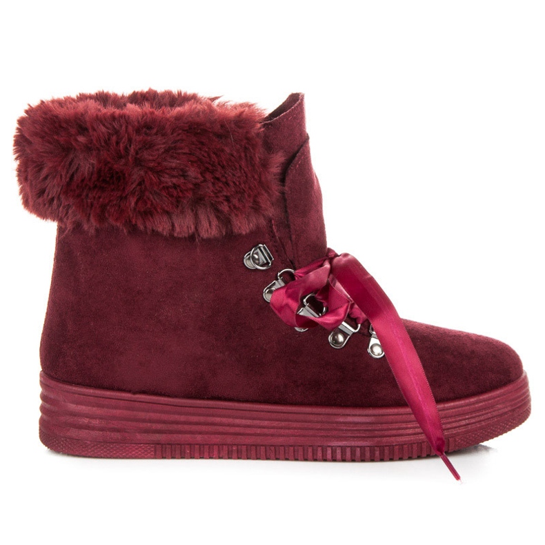 Bello Star Bordo Trappers Legato con un nastro rosso