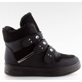 Sneakers isolate nere nere nero