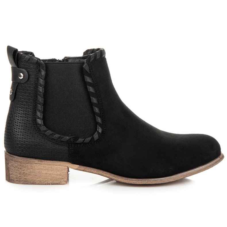 Erynn Stivaletti Chelsea in pelle scamosciata nero