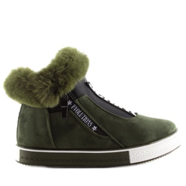 Calde scarpe sportive verdi Nb128P Army verde
