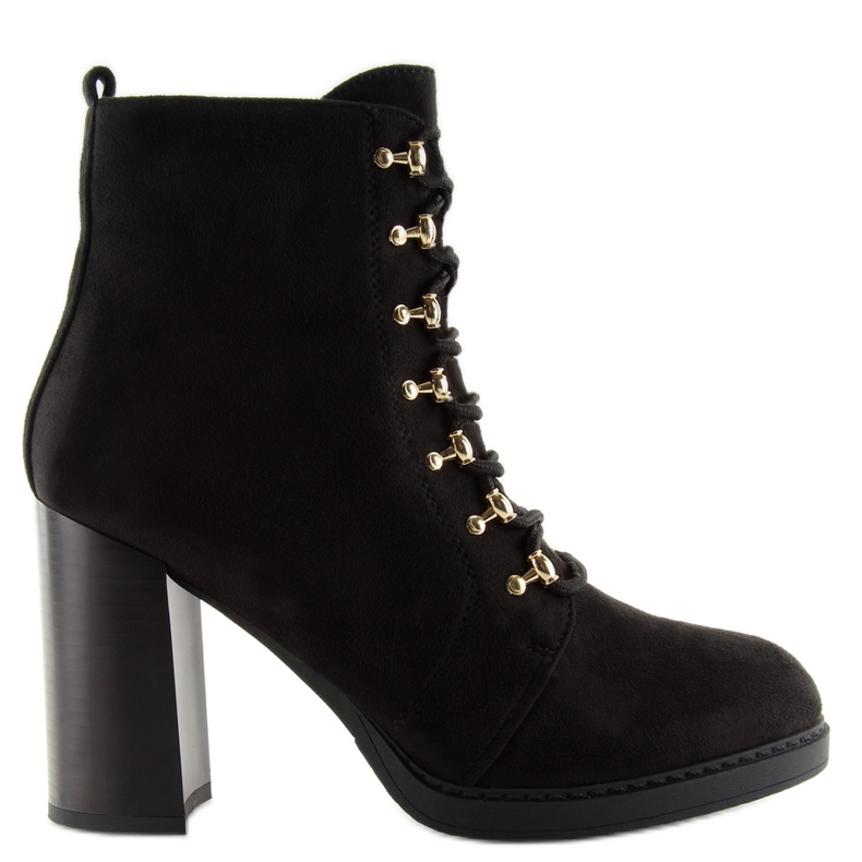 Stivali stringati 0-195 neri nero