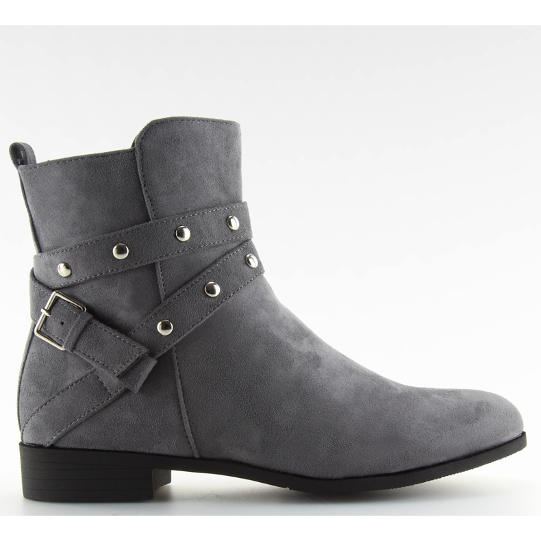 Grigio Stivali grigi snelli da donna NC91 grigio