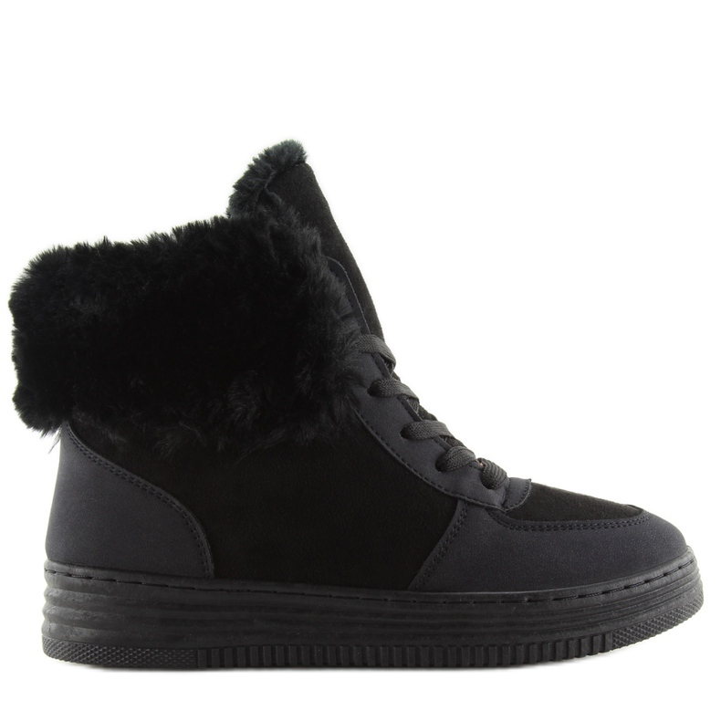 Sneakers nere spessamente isolate R138 nere nero