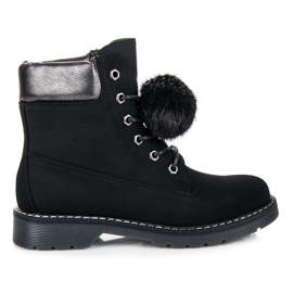 Bestelle Trapper con pompon staccabile nero