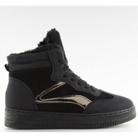 Sneakers nere isolate BOK-1103 nere nero