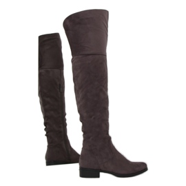 Stivali da donna Bh62-Hb Grigio Mokka multicolore marrone