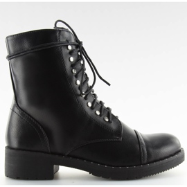 Stivali neri con borchie nero B0-193 nero