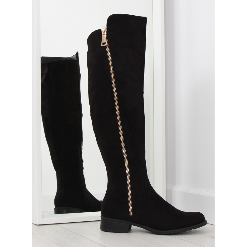 Stivali da equitazione da donna neri 6811-PG neri nero