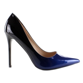 Tacchi sfumati ombre M253 blu nero blu navy