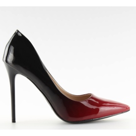 Tacchi sfumati ombre M253 rosso nero