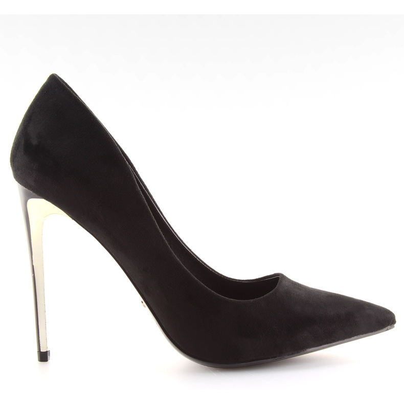 Suede LE-08 Tacco nero oro