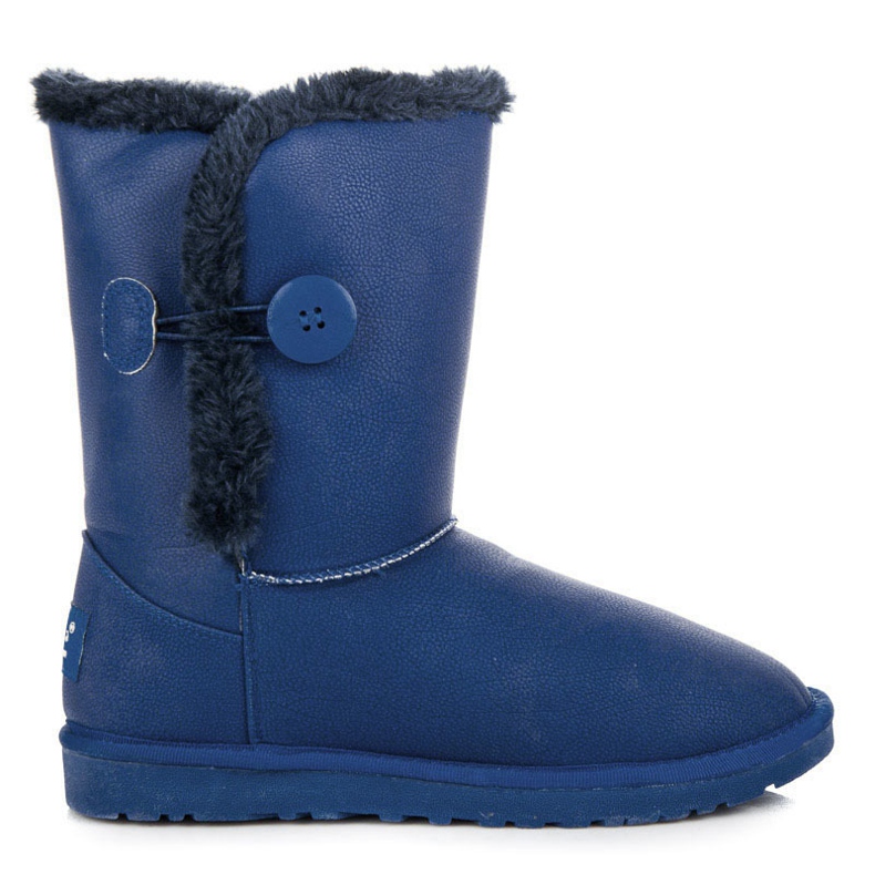 Torna Mukluki con bottone blu