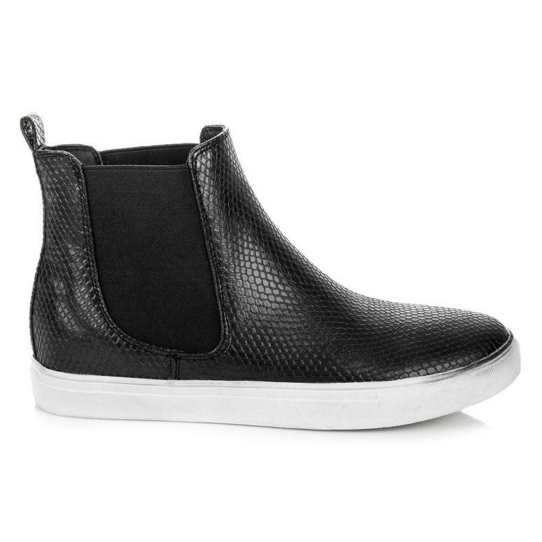 Mckeylor Sneakers alte con stampa serpente nero