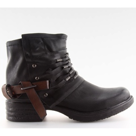 Stivali da donna scarpe nere FM567 nere nero