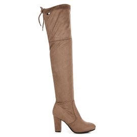 Groto Gogo Stivaletti slip-on in camoscio marrone