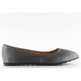 Ballerine in raso grigio A8621 grigio