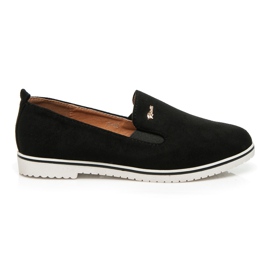 Miss Laura Scarpe alla moda senza lacci nero