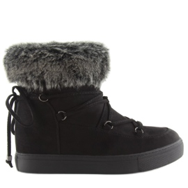 Stivali da neve neri B7582 nero