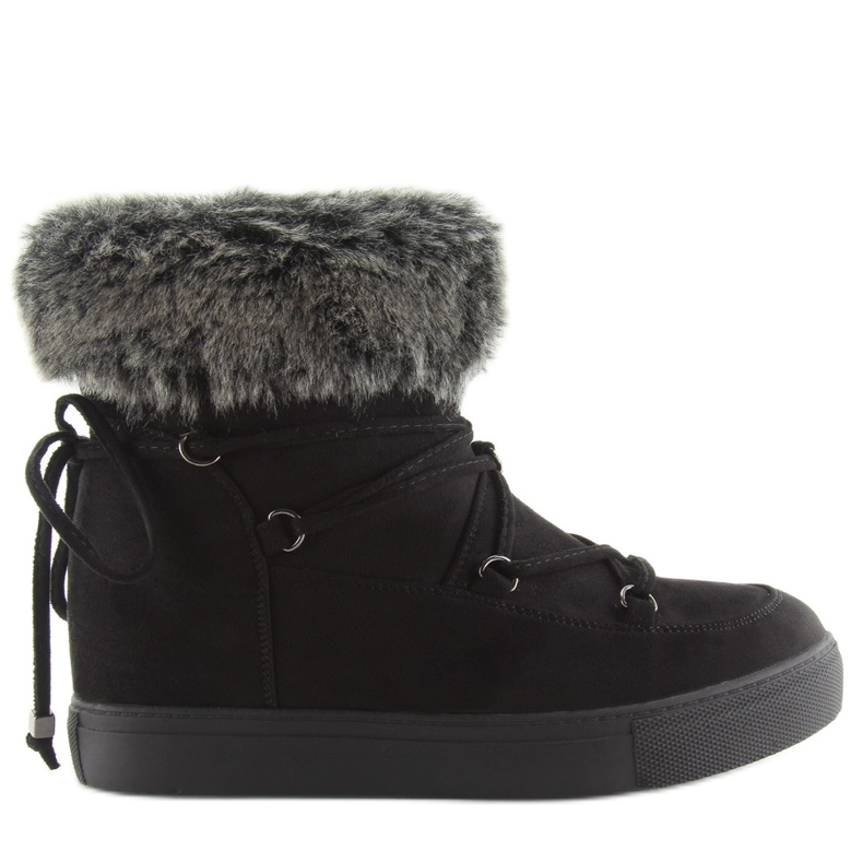 Stivali da neve neri B7582 nero