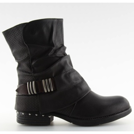 Stivali militari neri 5728 neri nero