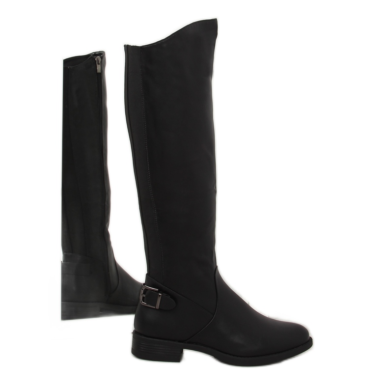 Stivali da donna neri A-3 neri nero