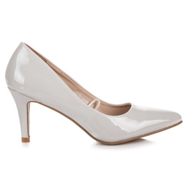 Vinceza Décolleté laccate grigie grigio
