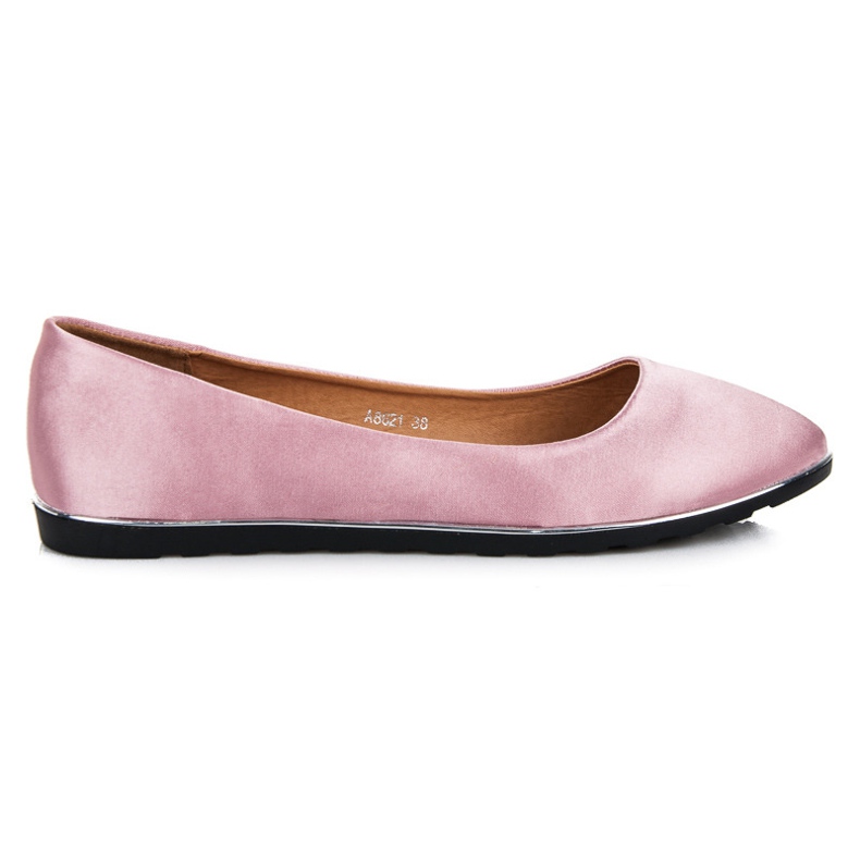Licean Ballerine in raso rosa