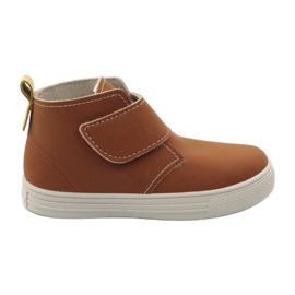 Stivali in velcro Befado 496x Camel multicolore giallo