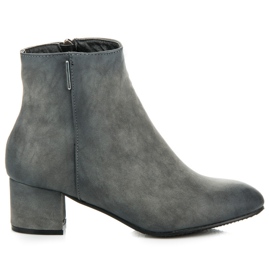 Vinceza Stivali con tacco basso grigio