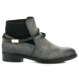 Vinceza Stivali bassi Jodhpur nero grigio