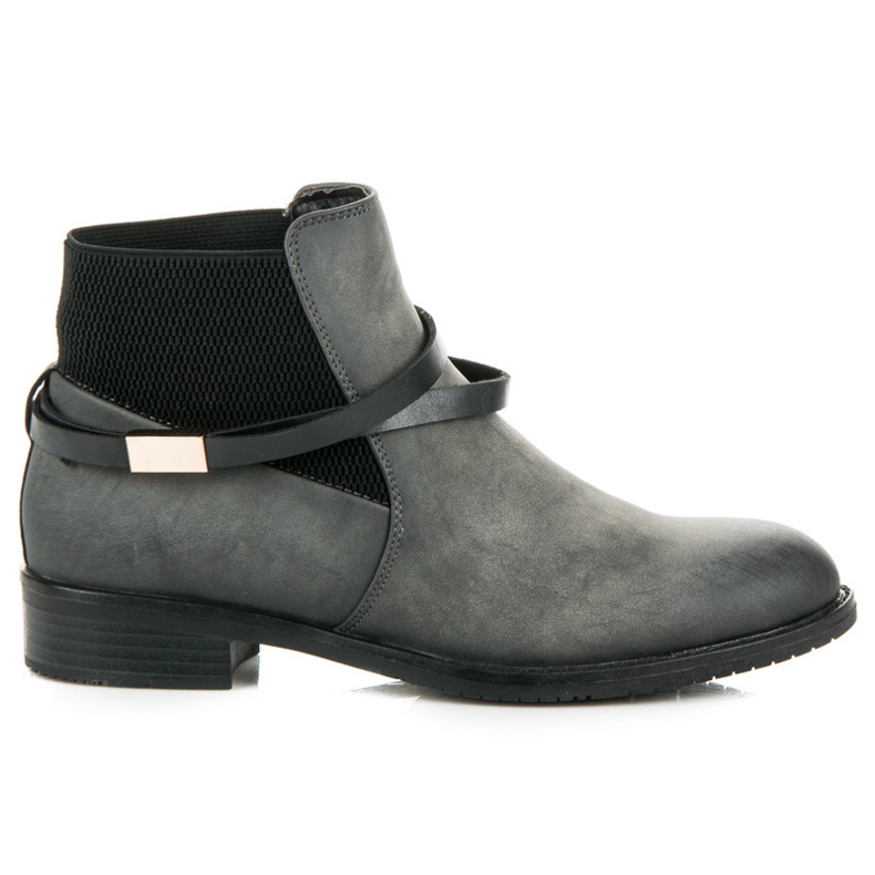 Vinceza Stivali bassi Jodhpur nero grigio