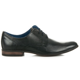 Scarpe in pelle LUCCA blu navy