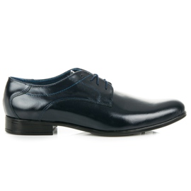 Lucca Scarpe da uomo d'affari blu navy