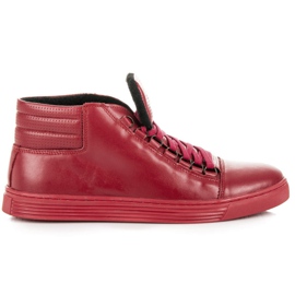 Mario Boschetti Calzature sportive in pelle rosso
