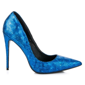 Vices Spille con stampa serpente blu